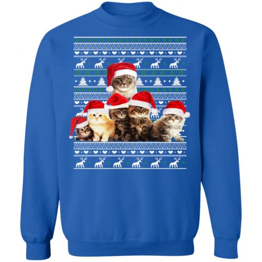 Family Of Kittens Ugly Christmas Sweater