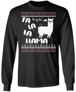 Fa La La Llama Ugly Christmas Sweater