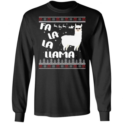 Fa La La Llama Ugly Christmas Sweater