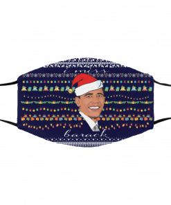 I miss Barack Obama Ugly Christmas Face Mask
