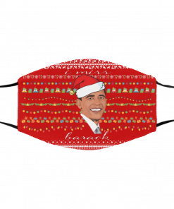 I miss Barack Obama Ugly Christmas Face Mask