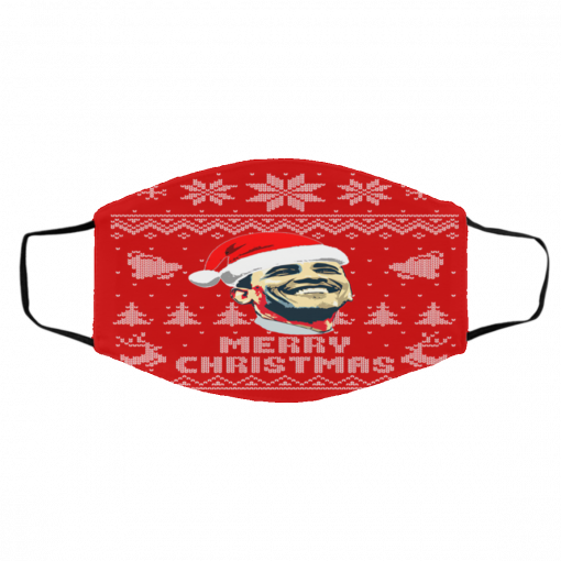 Barack Obama Merry Ugly Christmas face mask