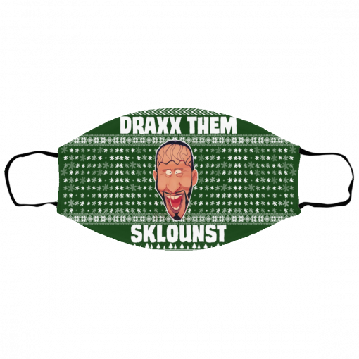 Draxx Them Sklounst Ugly Christmas Face Mask