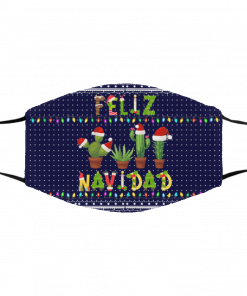 Feliz Navidad Ugly Christmas Face Mask