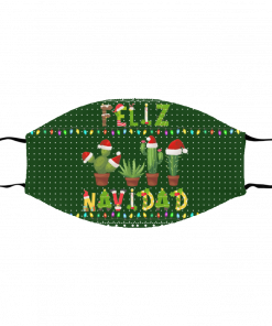 Feliz Navidad Ugly Christmas Face Mask