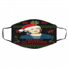 Merry Clintmas Hillary Clinton Ugly Christmas face mask