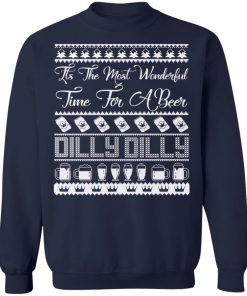 Dilly Dilly Its the Most Wonderful Time For A Beer Ugly Christmas Sweater