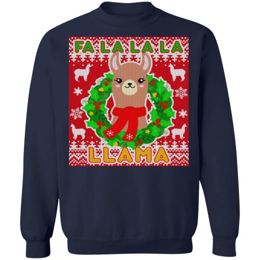 Christmas Fa La La La Llama Ugly Christmas Sweater