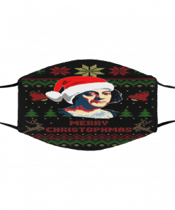 Merry Christophmas Christopher Columbus Ugly Christmas face mask