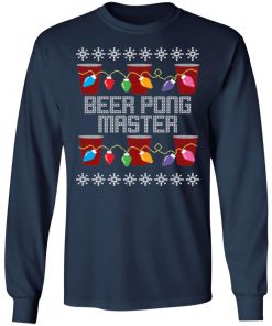 Beer Pong Master Ugly Christmas Sweater