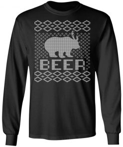 Beer Deer Hunting Ugly Christmas Sweater