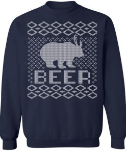 Beer Deer Hunting Ugly Christmas Sweater