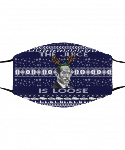The Juice Is Loose OJ Parody Ugly Christmas Face Mask