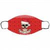 Santa Skull Ugly Christmas Face Mask