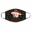 Merry Cartmas Jimmy Carter Ugly Christmas face mask