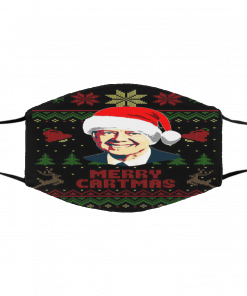 Merry Cartmas Jimmy Carter Ugly Christmas face mask