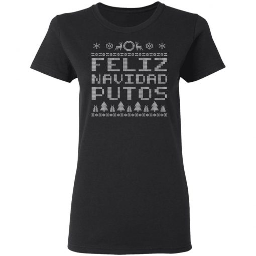 X-Mas Feliz Navidad Putos Ugly Christmas Sweater