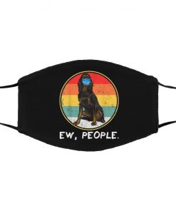 Ew People Gordon Setter Dog Wearing Face Mask