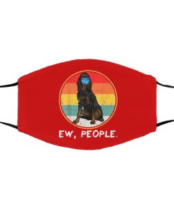 Ew People Gordon Setter Dog Wearing Face Mask