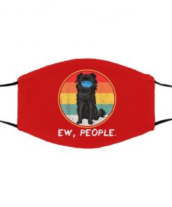 Ew People Affenpinscher Dog Wearing Face Mask