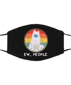 Ew People American Eskimo Dog Dog Wearing Face Mask