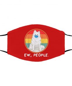 Ew People American Eskimo Dog Dog Wearing Face Mask