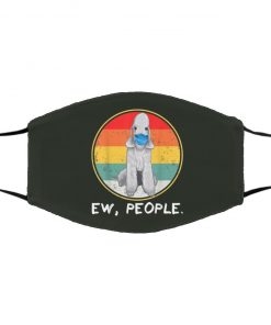 Ew People Bedlington Terrier Dog Wearing Face Mask