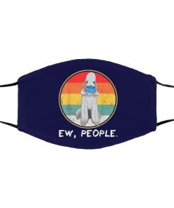 Ew People Bedlington Terrier Dog Wearing Face Mask