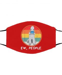 Ew People Bedlington Terrier Dog Wearing Face Mask