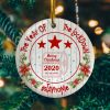 2020 The Year Of The Lockdown Decorative Decorative Christmas Holiday Ornament