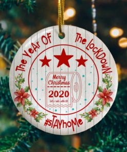 2020 The Year Of The Lockdown Decorative Decorative Christmas Holiday Ornament