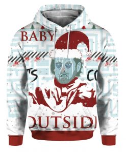 The Shining Baby It's Cold Outside 3D Ugly Christmas Sweater Hoodie