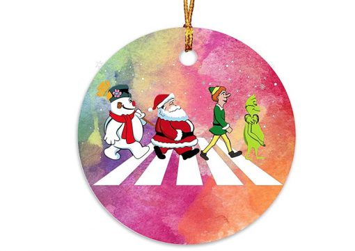 Grinch Abbey Road Decorative Christmas Holiday Ornament