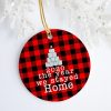 2020 the Year We Stayed Home Quarantine Decorative Christmas Holiday Ornament