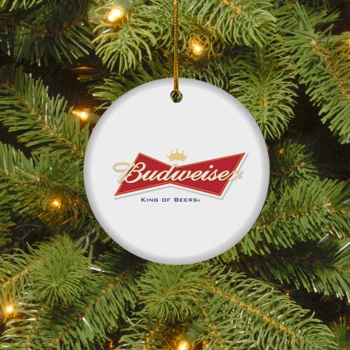 Budweiser Christmas Circle Ornament