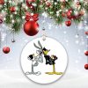 Bugs Bunny Cartoon Character Happy Rabbit Leon Schlesinger Christmas Ornament