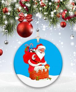 Santa Claus is Coming to Town Christmas Ornament 