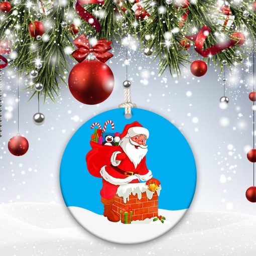 Santa Claus is Coming to Town Christmas Ornament 