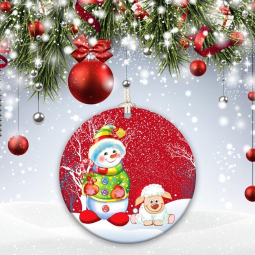 We wish you ! Merry christmas, Santa Claus is Coming to Town Christmas Ornament