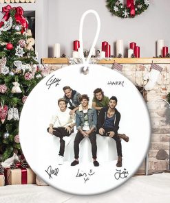 One Direction, Niall Horan, Liam Payne, Harry Styles, Louis Tomlinson, Zayn Malik, 1D, Pop Band Ornament Christmas