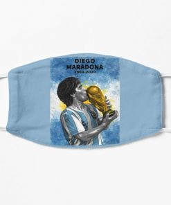 Diego Maradona Rest in Peace Legend Face mask