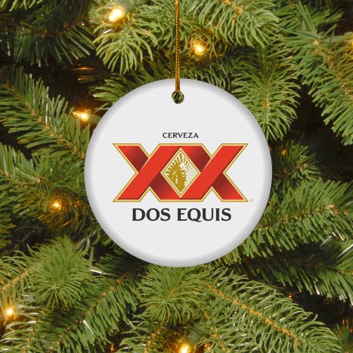 Dos Equis Christmas Circle Ornament