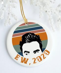 Ew 2020 David Vintage Funny Decorative Christmas Circle Ornament