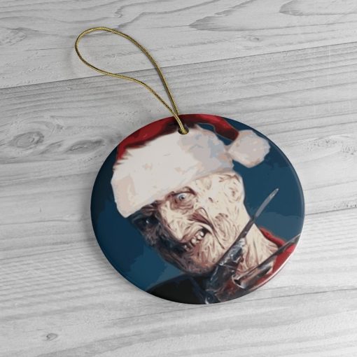 Freddie Krueger Christmas Scary Movie Xmas Decoration Ornament