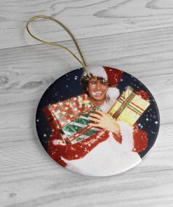 George Michael Christmas Circle Ornament