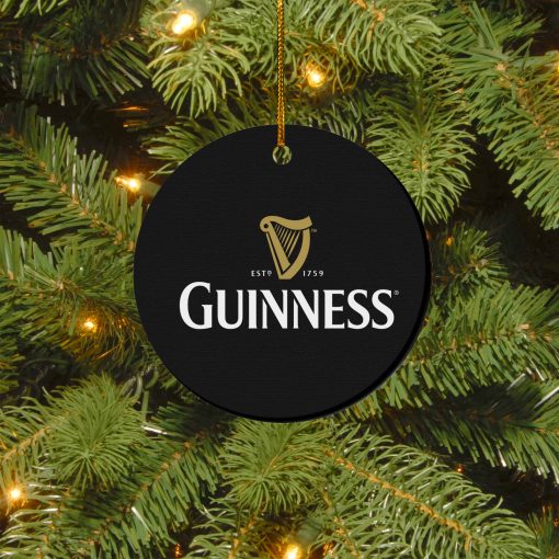 Guinness Christmas Circle Ornament