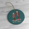 Home Alone Theives Nutcracker Circle Ornament