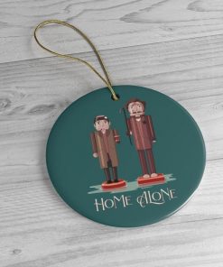 Home Alone Theives Nutcracker Circle Ornament