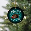 Memphis Grizzlies Merry Christmas Circle Ornament