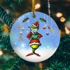Merry Christmas 2020 Holiday Ornament – Santa Green Character Wearing Ma-sk Christmas Ornament – Xmas Gifts